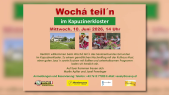 thumbnail of medium Wochá teil’n im Kapuzinerkloster – am Mittwoch, 10. Juni um 14 Uhr