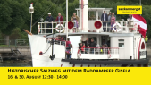 thumbnail of medium Salzweg-Schifffahrt mit dem Raddampfer Gisela